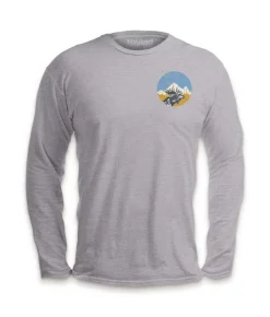 Men'S Ridiculously Soft Cotton Long Sleeve Graphic Tee | Pacific Northwest