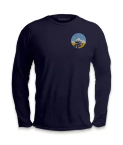 Men'S Ridiculously Soft Cotton Long Sleeve Graphic Tee | Pacific Northwest