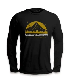 Men'S Ridiculously Soft Cotton Long Sleeve Graphic Tee | Explore