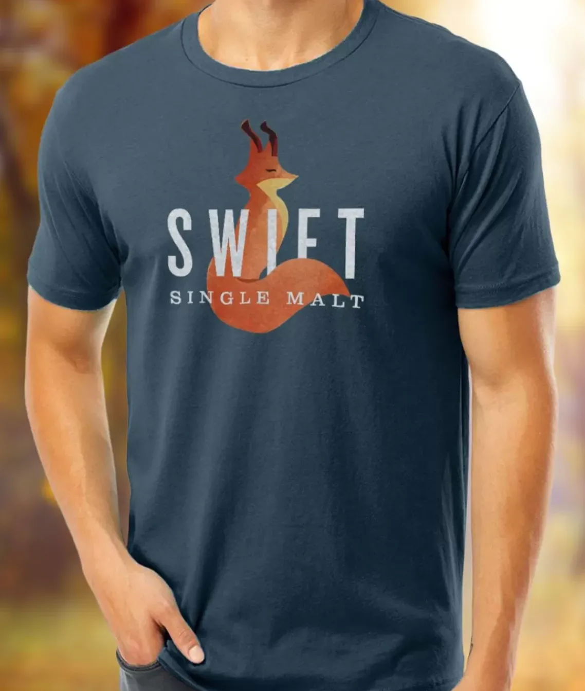 Men'S Ridiculously Soft Cotton Graphic Tee | Swift Single Malt
