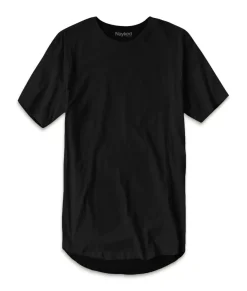 Men'S Ridiculously Soft Curved Hem Longline T-Shirt