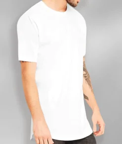 Men'S Ridiculously Soft Curved Hem Longline T-Shirt
