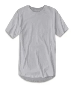 Men'S Ridiculously Soft Curved Hem Longline T-Shirt