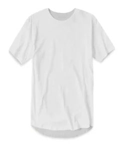 Men'S Ridiculously Soft Curved Hem Longline T-Shirt