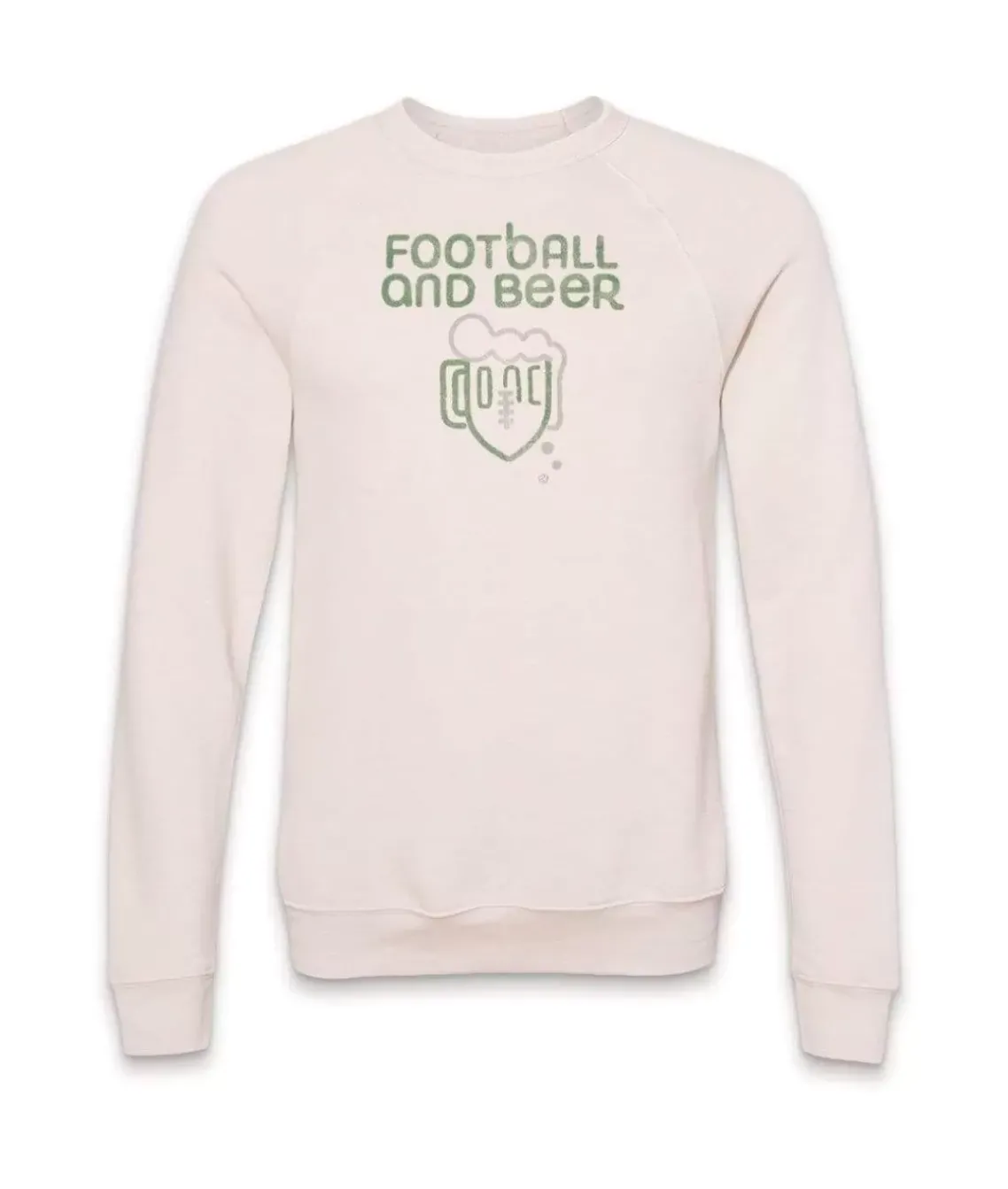 Men'S Ridiculously Soft Fleece Graphic Pullover Sweatshirt | Football And Beer