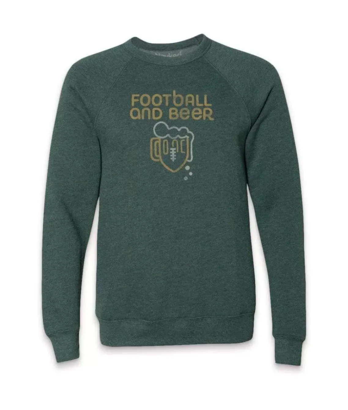 Men'S Ridiculously Soft Fleece Graphic Pullover Sweatshirt | Football And Beer