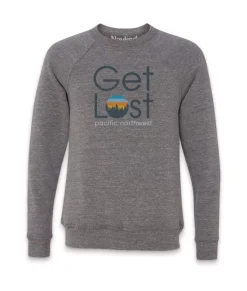Men'S Ridiculously Soft Fleece Pullover Graphic Sweatshirt | Get Lost