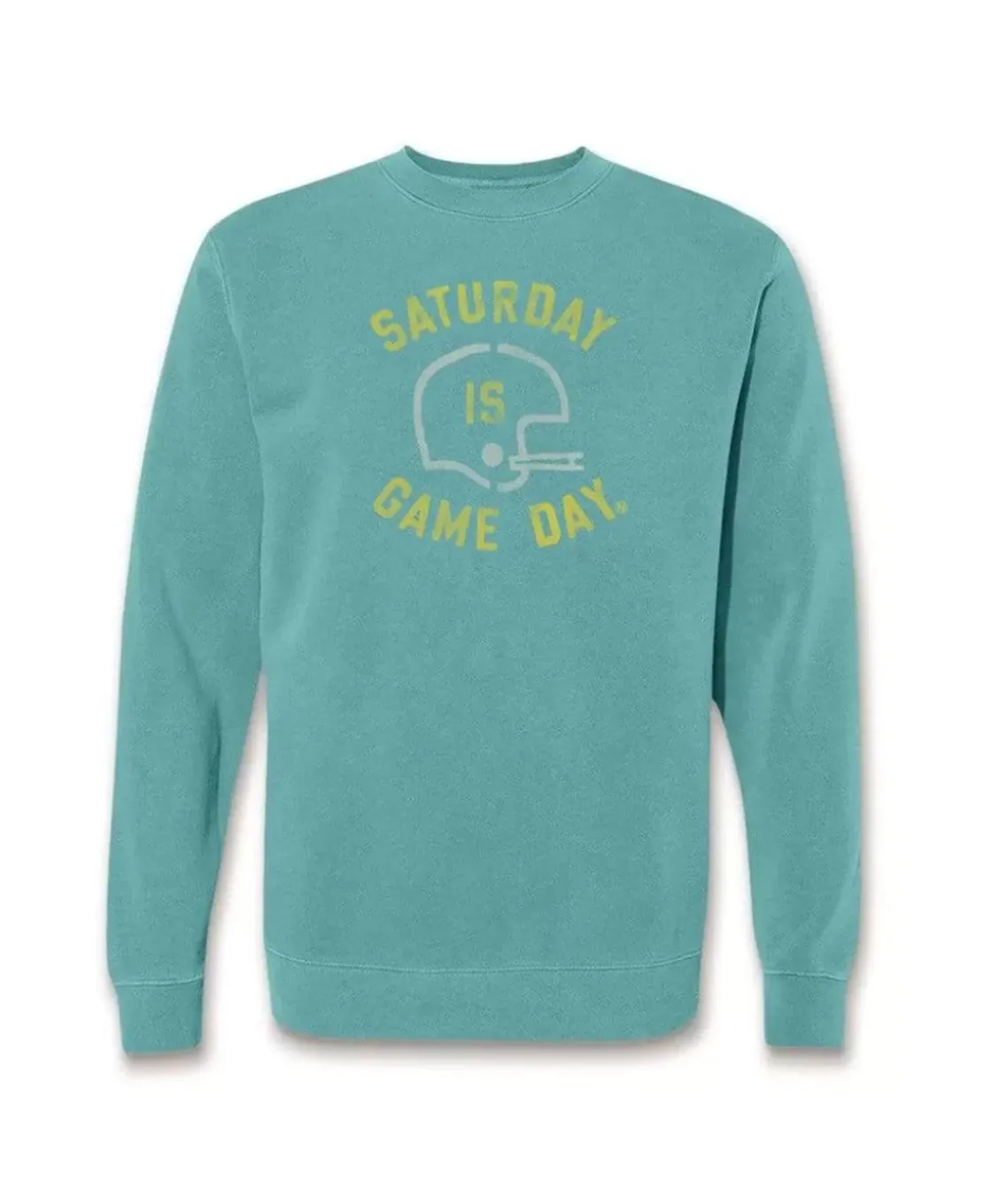Men'S Ridiculously Soft Heavyweight Fleece Graphic Pullover Sweatshirt | Saturday Is Game Day