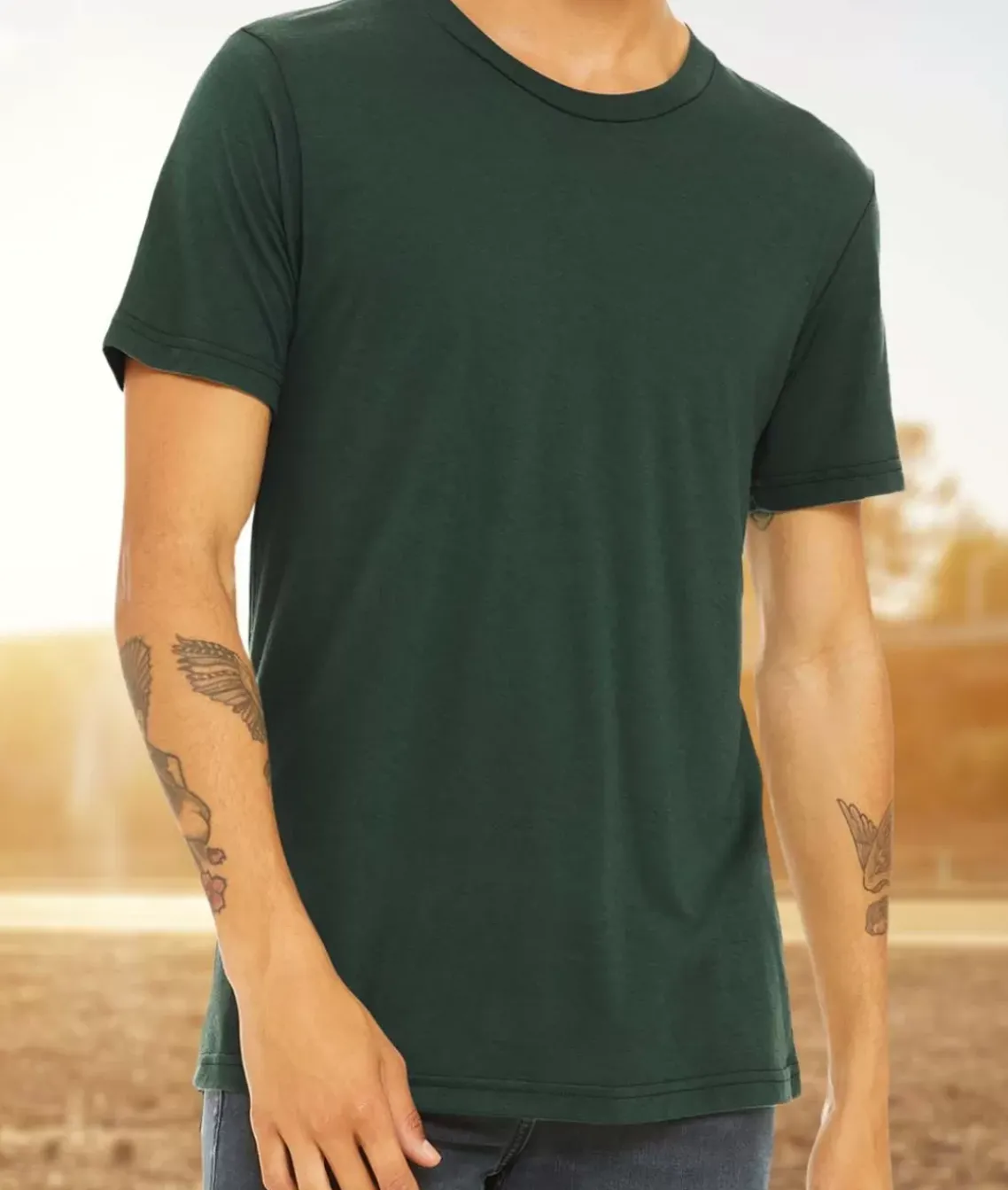 Men'S Ridiculously Soft Lightweight Crew Neck T-Shirt | New Solid Colors