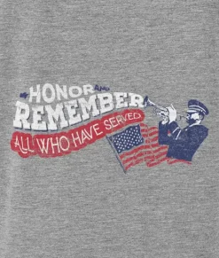 Men'S Ridiculously Soft Lightweight Long Sleeve Graphic Crew Shirt | Honor And Remember