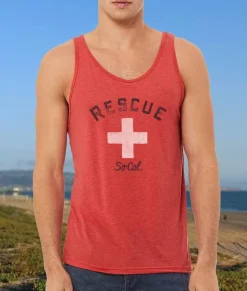 Men'S Ridiculously Soft Lightweight Graphic Tank Top | Cali Rescue