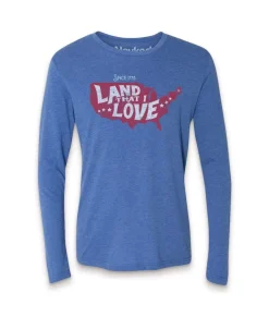 Men'S Ridiculously Soft Lightweight Long Sleeve Graphic Tee | Land That I Love