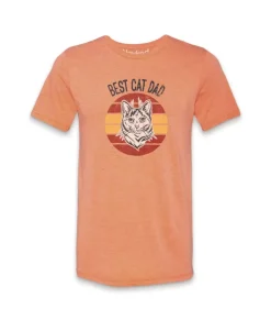 Men'S Ridiculously Soft Lightweight Graphic Tee | Best Cat Dad