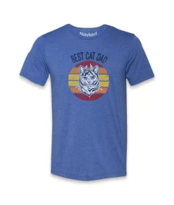 Men'S Ridiculously Soft Lightweight Graphic Tee | Best Cat Dad