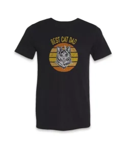 Men'S Ridiculously Soft Lightweight Graphic Tee | Best Cat Dad