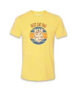 Men'S Ridiculously Soft Lightweight Graphic Tee | Best Cat Dad