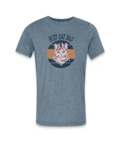 Men'S Ridiculously Soft Lightweight Graphic Tee | Best Cat Dad
