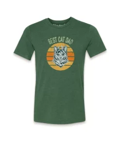 Men'S Ridiculously Soft Lightweight Graphic Tee | Best Cat Dad