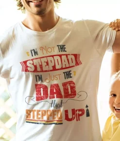 Men'S Ridiculously Soft Lightweight Graphic Tee | The Dad That Stepped Up