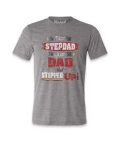 Men'S Ridiculously Soft Lightweight Graphic Tee | The Dad That Stepped Up