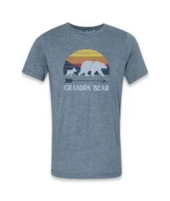Men'S Ridiculously Soft Lightweight Graphic Tee | Grandpa Bear