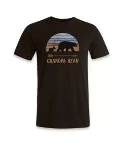 Men'S Ridiculously Soft Lightweight Graphic Tee | Grandpa Bear