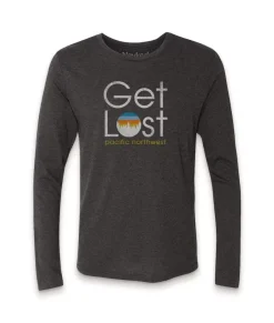 Men'S Ridiculously Soft Lightweight Long Sleeve Graphic Tee | Get Lost