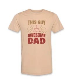 Men'S Ridiculously Soft Lightweight Graphic Tee | Awesome Dad-To-Be