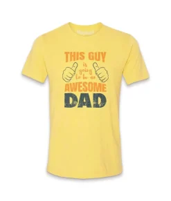 Men'S Ridiculously Soft Lightweight Graphic Tee | Awesome Dad-To-Be