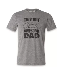 Men'S Ridiculously Soft Lightweight Graphic Tee | Awesome Dad-To-Be
