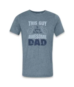 Men'S Ridiculously Soft Lightweight Graphic Tee | Awesome Dad-To-Be