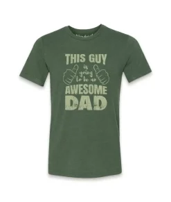 Men'S Ridiculously Soft Lightweight Graphic Tee | Awesome Dad-To-Be