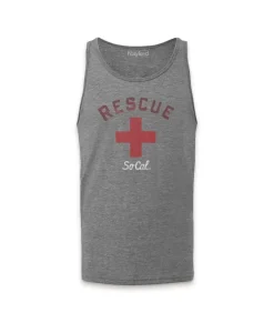 Men'S Ridiculously Soft Lightweight Graphic Tank Top | Cali Rescue