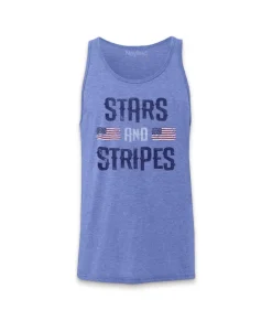 Men'S Ridiculously Soft Lightweight Graphic Tank | Stars & Stripes