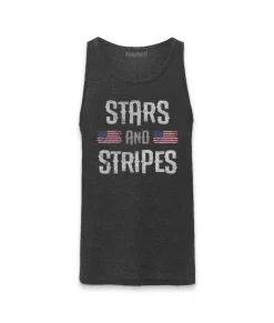Men'S Ridiculously Soft Lightweight Graphic Tank | Stars & Stripes