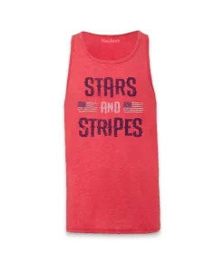Men'S Ridiculously Soft Lightweight Graphic Tank | Stars & Stripes