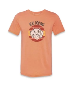 Men'S Ridiculously Soft Lightweight Graphic Tee | Best Dog Dad (V2)