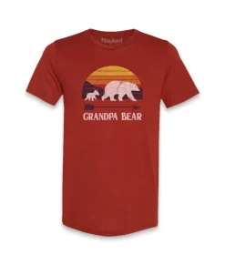Men'S Ridiculously Soft Lightweight Graphic Tee | Grandpa Bear
