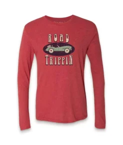 Men'S Ridiculously Soft Lightweight Long Sleeve Graphic Tee | Road Trippin