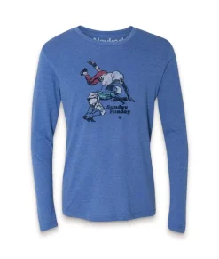 Men'S Ridiculously Soft Lightweight Long Sleeve Graphic Tee | Sunday Funday