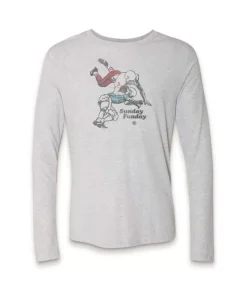 Men'S Ridiculously Soft Lightweight Long Sleeve Graphic Tee | Sunday Funday