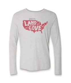 Men'S Ridiculously Soft Lightweight Long Sleeve Graphic Tee | Land That I Love