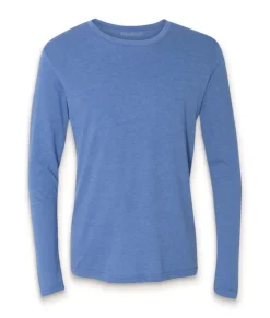 Men'S Ridiculously Soft Lightweight Long Sleeve Crew Shirt