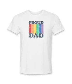 Men'S Ridiculously Soft Lightweight Graphic Tee | Proud Dad