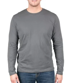 Men'S Ridiculously Soft Long Sleeve 100% Cotton T-Shirt
