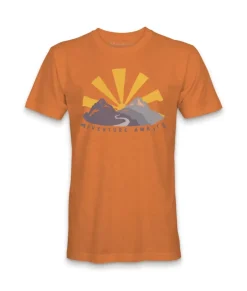Men'S Ridiculously Soft Midweight Graphic Tee | Adventure Awaits