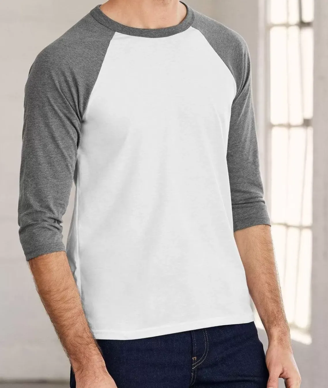 Men'S Ridiculously Soft Midweight Baseball Shirt