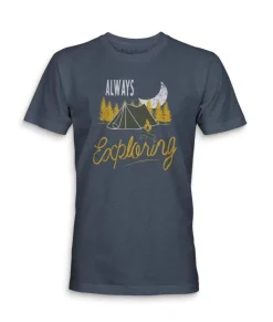 Men'S Ridiculously Soft Midweight Graphic Tee | Always Exploring