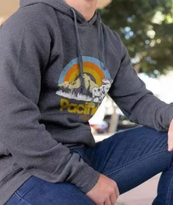Men'S Ridiculously Soft Midweight Raglan Hooded Graphic Sweatshirt | Pacific Northwest