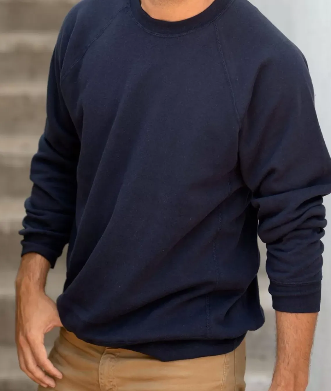 Men'S Ridiculously Soft Midweight Raglan Pullover